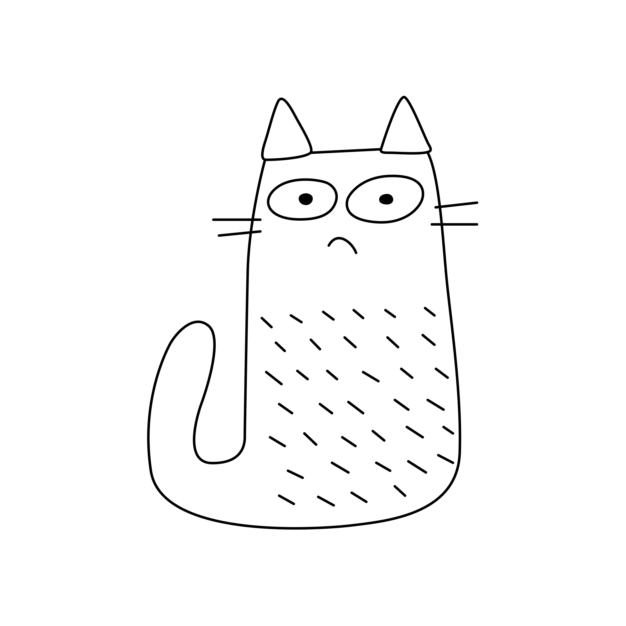 Orange Plaincat_outlined